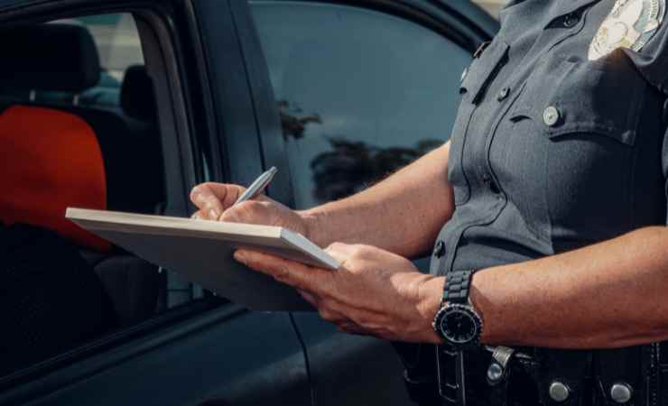 Multa polizia stradale