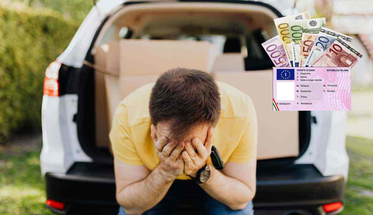 Uomo disperato e patente (Pexels foto) - www.vehiclecue.it