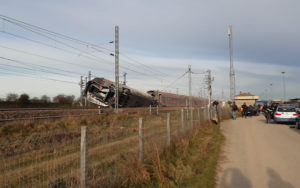 Treno deragliato a Lodi