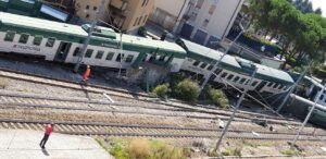 Treno deragliato a Carnate