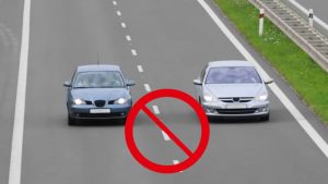 Manovra in autostrada