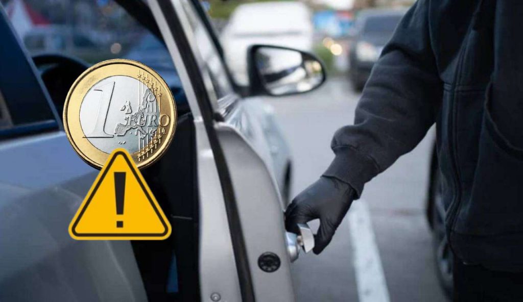 Furto d'auto e monetina (Depositphotos foto) - www.vehiclecue.it