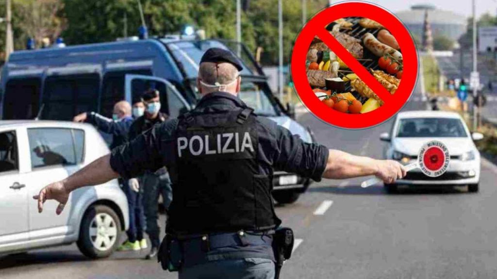 Grigliate vietate e posto di blocco