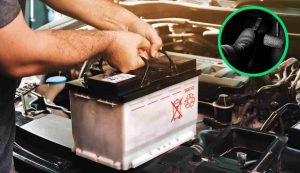 Batteria auto pedali