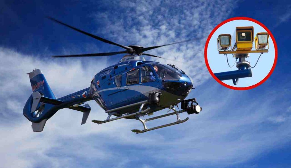 Elicottero autovelox