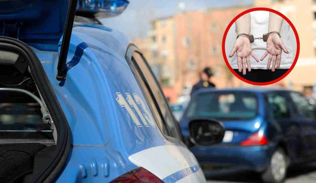Polizia arresto auto