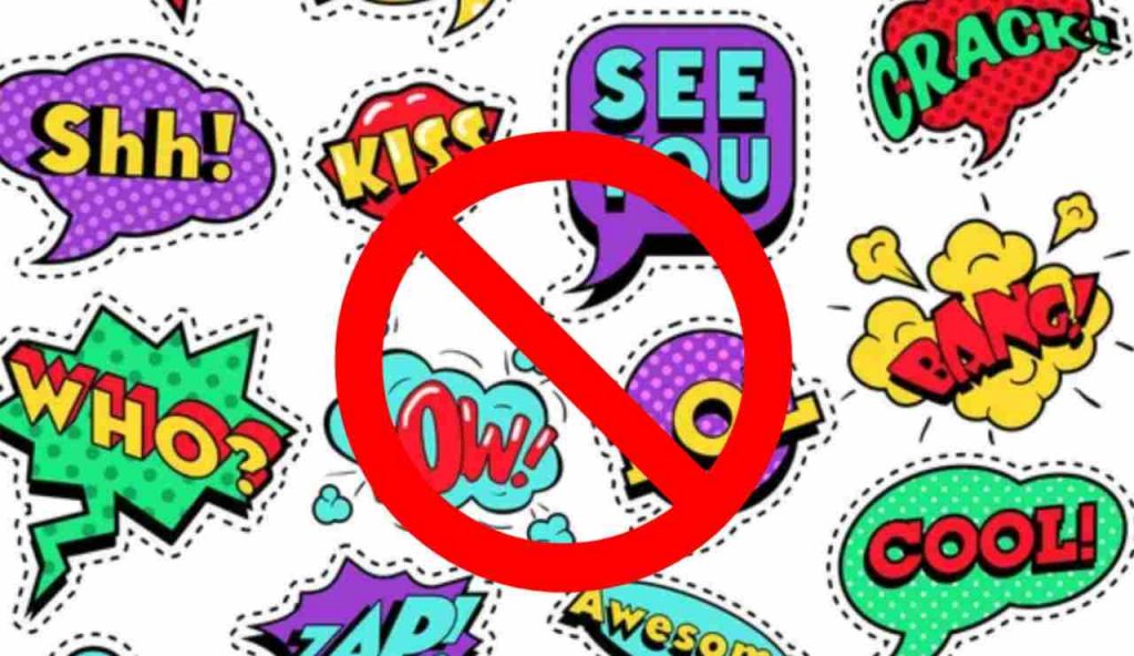 Divieto di apporre gli stickers