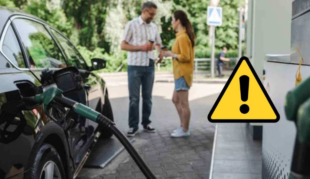 Persone dal benzinaio e pericoli (Depositphotos foto) - www.vehiclecue.it