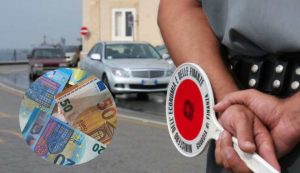 Posto di blocco e sanzioni