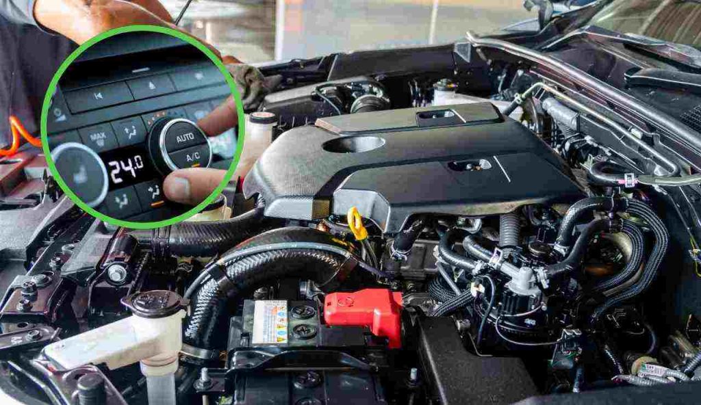 Motore auto temperatura
