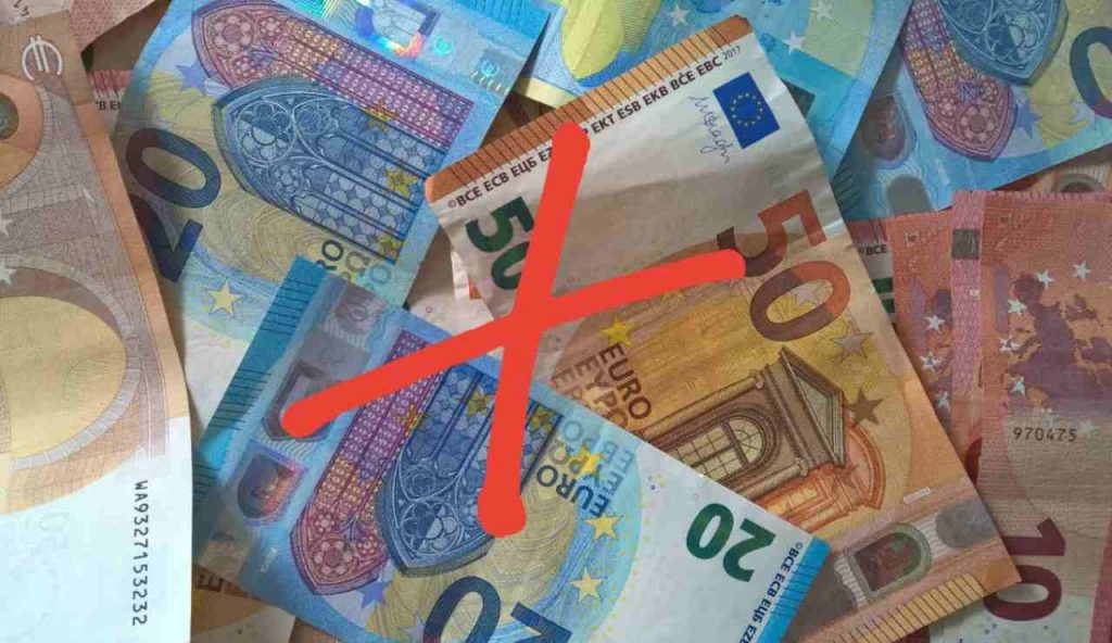 Pagamento dimezzato