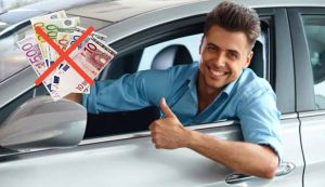 Uomo felice in auto (Depositphotos foto) - www.vehiclecue.it