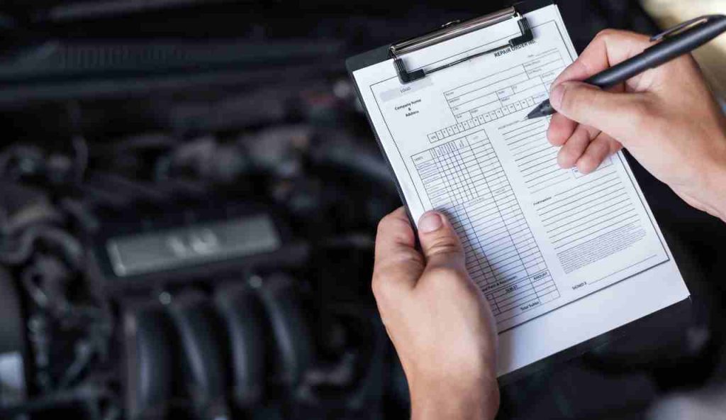 Revisione auto trucco