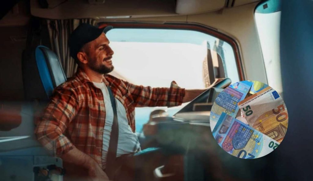 Autotrasportatore e soldi