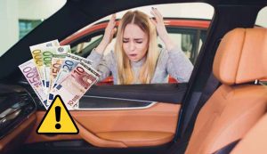 Donna disperata e multa (Depositphotos foto) - www.vehiclecue.it