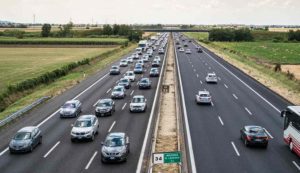 Automobili in autostrada