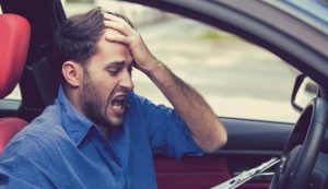 Automobilista allarmato